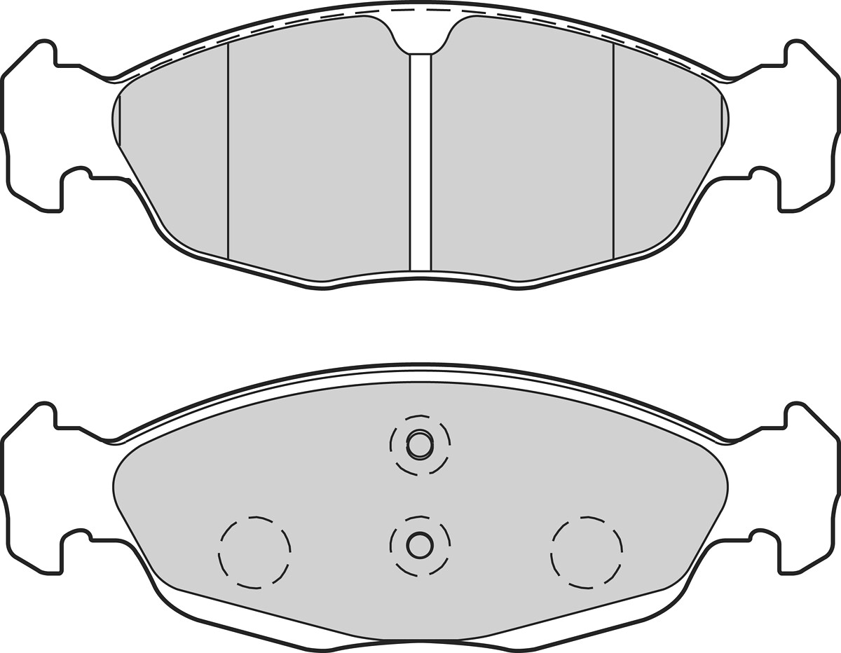 BRAKE PADS FIRST OPEL CORSA B RR